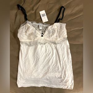 Eberjey pajama top “flower meadow” indigo